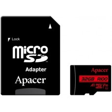 Apacer 32GB MicroSD V10 A1 Class10+SD adapter